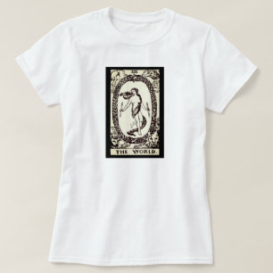 Camiseta la tarjeta tarot mundial  