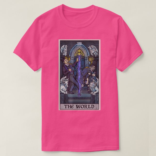 Camiseta La Tarjeta Tarot Mundial Dr Jekyll Sr Hyde Hallowe (Diseño del anverso)