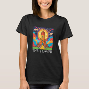 Camiseta La tarjeta TowerTarot, la torre, las tarjetas Taro