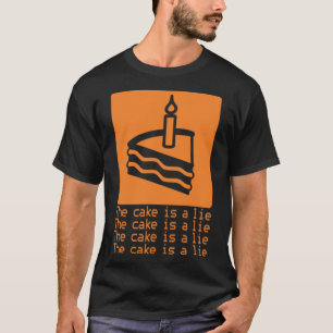 Camiseta La Tarta Es Una Mentira vintage
