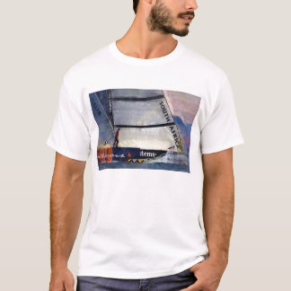 Camiseta La taza Valencia España 200 de América, navegando
