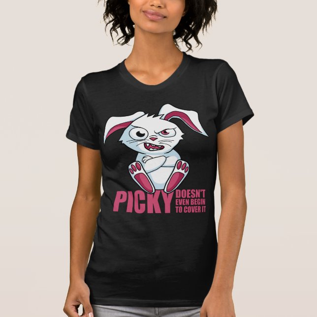 Camiseta La te acodada Brown de las mujeres "criticonas" y (Anverso)