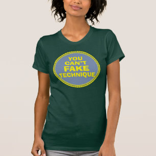 Camiseta La técnica de la danza no puede falsificarlo la