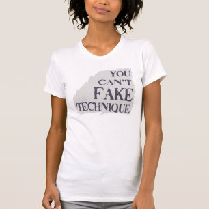 Camiseta La técnica de la danza no puede falsificarlo la