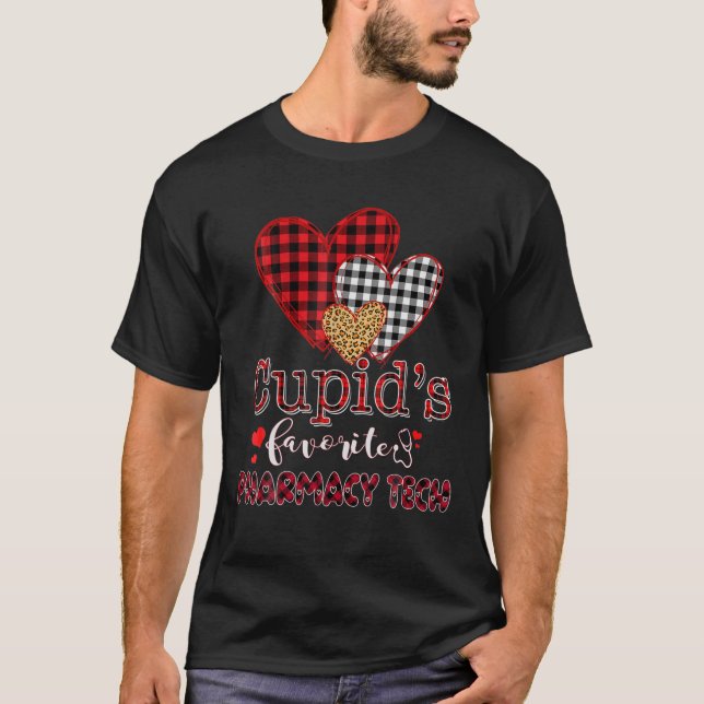 Camiseta La tecnología de farmacia favorita de Cupido - Pha (Anverso)