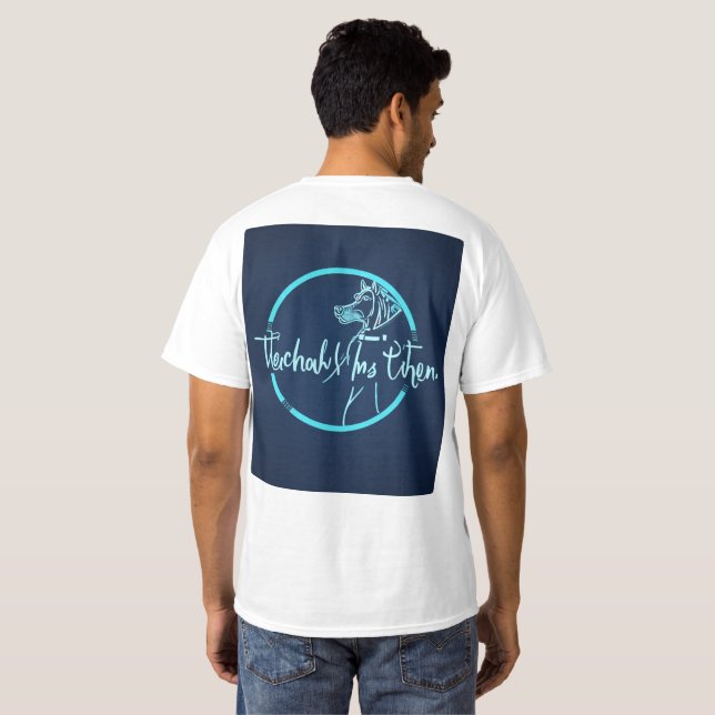 Camiseta la tecnología es el mejor amigo del hombre (Reverso completo)