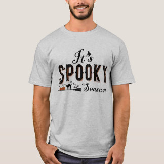 Camiseta La temible temporada murmura calabaza de halloween
