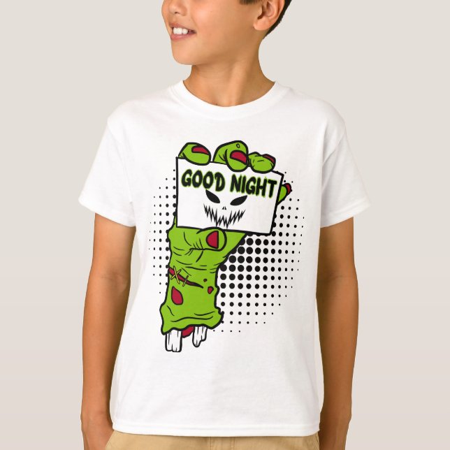 Camiseta La temida mano de , buenas noches, (Anverso)