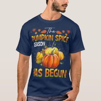 Camiseta La temporada de especias de calabaza ha empezado e