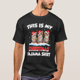 Camiseta La Temporada De Invierno De Cats Santa Lights Es M