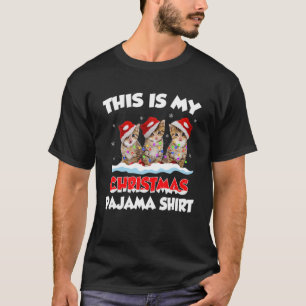 Camiseta La Temporada De Invierno De Cats Santa Lights Es M