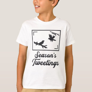 Camiseta La temporada de observación de aves tuitea el obse