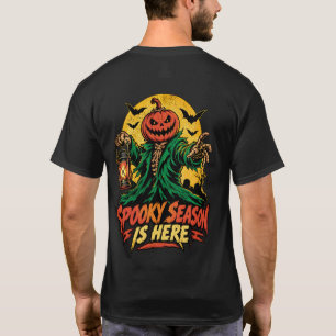 Camiseta La temporada espeluznante ha llegado Calabaza Cabe