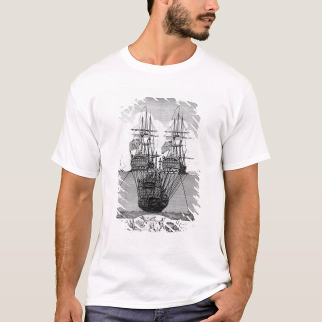 Camiseta La tentativa hecha para salvar el HMS real (Anverso)