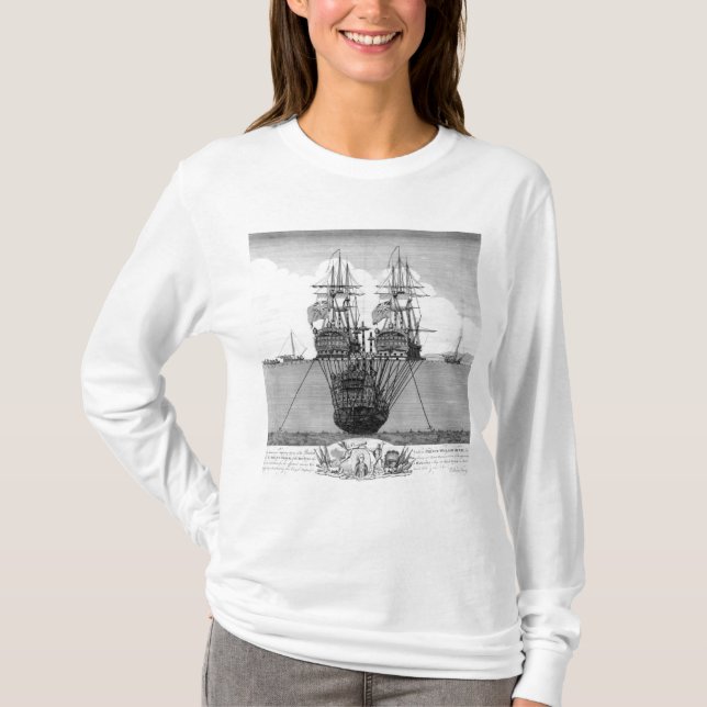 Camiseta La tentativa hecha para salvar el HMS real (Anverso)
