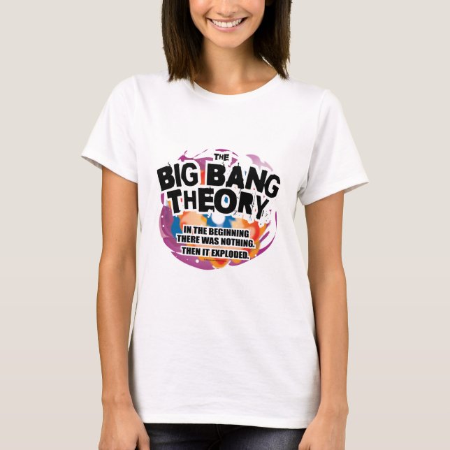 Camiseta La teoría de Big Bang (Anverso)