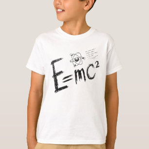 Camiseta La teoría de la relatividad de Einstein. Fórmula