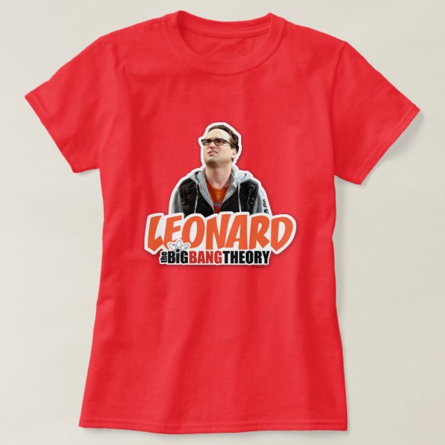 Camiseta La teoría del Big Bang | Leonard (Diseño del anverso)