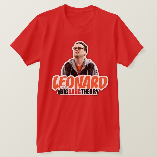 Camiseta La teoría del Big Bang | Leonard (Anverso del diseño)