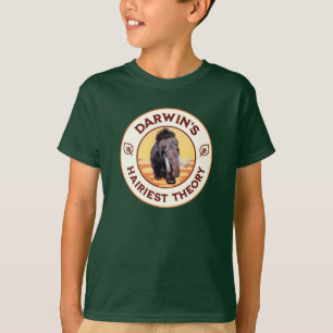 Camiseta La teoría más peluda de Darwin Adorable mamut lanu