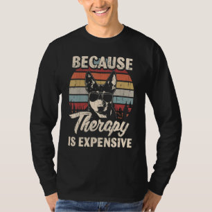 Camiseta La terapia australiana con perros Kelpie es costos