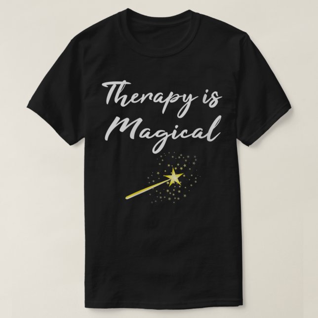 Camiseta La terapia de regalo terapéutico para mujeres es m (Diseño del anverso)