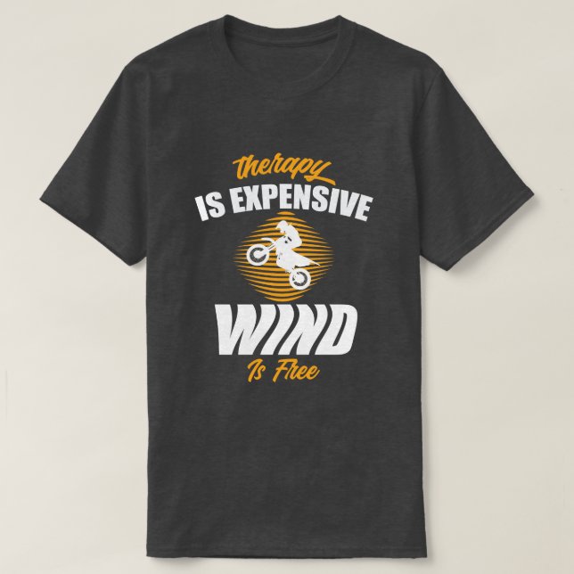 Camiseta la terapia es cara windis es gratis (Diseño del anverso)