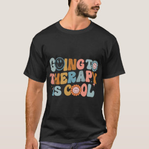 Camiseta La terapia es genial retro feminista