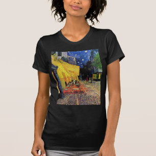 Camiseta La terraza del café en la place du forum, Arles, e