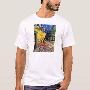 Camiseta La terraza del café en la place du forum, Arles, e