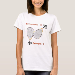Camiseta La testosterona gana Racquetball