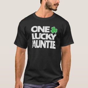 Camiseta La tía afortunada St Patricks Day Irlandesa Tía Gr