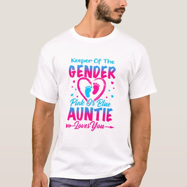 Camiseta La tía azul o rosa del género te ama (Anverso)