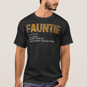 Camiseta La tía de la diversión de la tía de la definici