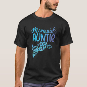 Camiseta La tía de la sirena es divertida y la familia coin