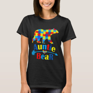 Camiseta La tía del autismo lleva el mes de la conciencia d
