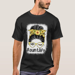 Camiseta La tía del girasol la vida desordenada un bollo de