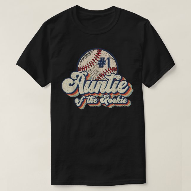 Camiseta La tía del Rookie Rookie del Año Baseba (Diseño del anverso)