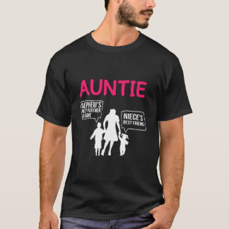 Camiseta La Tía Es La Mejor Miembra De La Familia Sobrina Y