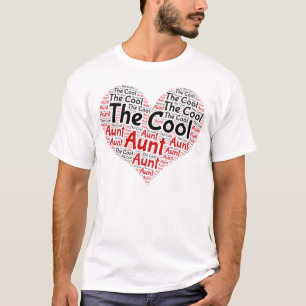Camiseta La Tía Genial, La Mejor Tía del Mundo Nube de Pala