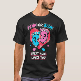 Camiseta La Tía Grande Rosa O Azul Te Ama El Género Revelar