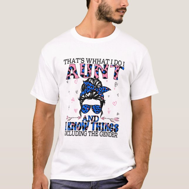 Camiseta La tía guardiana de las ideas Fiestas reveladas (Anverso)