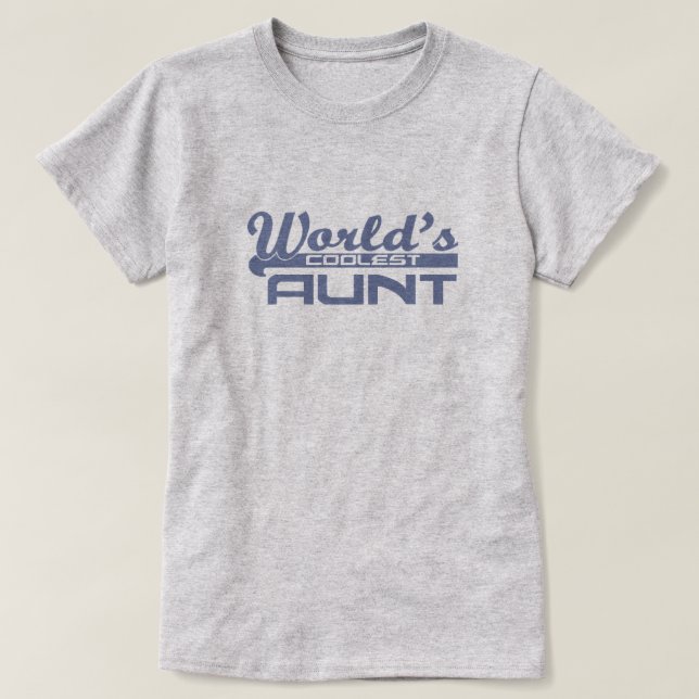 Camiseta La tía más fresca del mundo (Diseño del anverso)