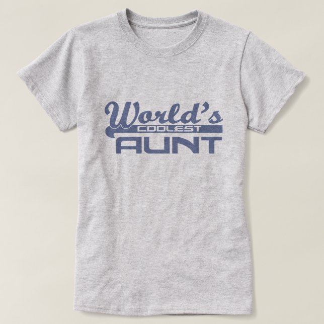 Camiseta La tía más fresca del mundo (Diseño del anverso)