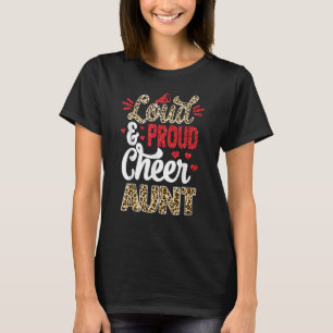 Camiseta La Tía Más Grande Del Leopardo De Los Ventiladores