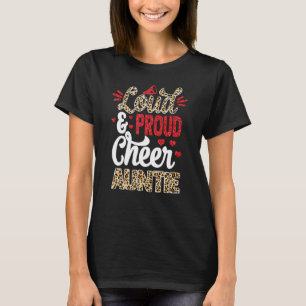 Camiseta La Tía Más Grande Del Leopardo De Ventiladores Y P