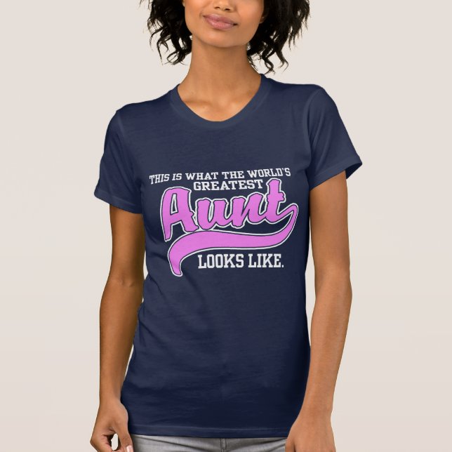 Camiseta La tía más grande del mundo (Anverso)