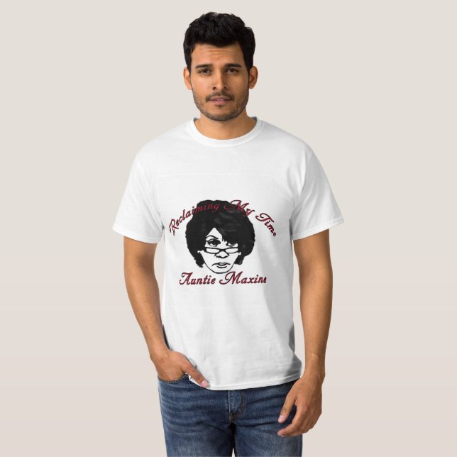 Camiseta La tía Maxine Waters - Recuperando mi tiempo (Anverso completo)