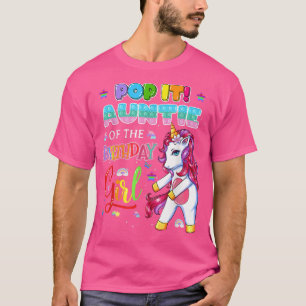 Camiseta La tía pop de la familia del Chica de cumpleaños F