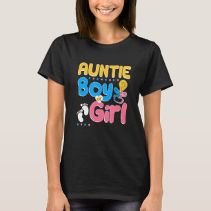 Camiseta La tía rosa o azul te ama mejor tía de todos